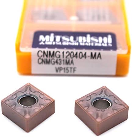 FINCOS CNMG120404 MA VP15TF 10PCS Ferramentas de torneamento externo de gabine