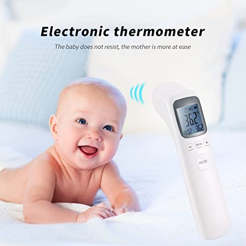 Termômetro de testa infravermelho sem contato, termômetro digital, termômetros de temperatura corporal para adultos, crianças, bebê, casa, escritórios, escola, shopping center
