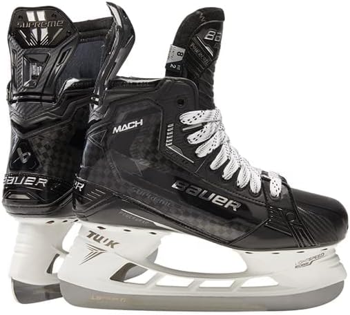 Bauer Supreme Mach Ti Ice patins sênior, tamanho: 10.5 = 46, largura: ajuste 3