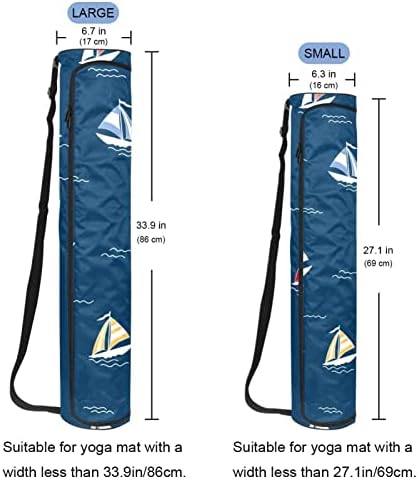 Yoga Mat Carry Bag Gym Beach Pilates Carrier Bacs Náutica Blue Blue