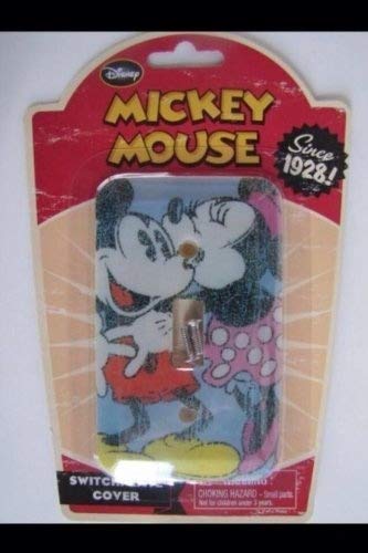 Disney Mickey & Minnie Mouse Retro 1928 Tampa da placa de chave de luz