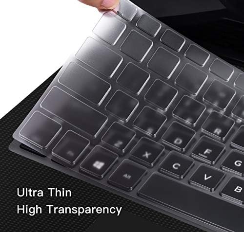 Tampa do teclado para Dell XPS 15 7590 / XPS 15 9570 9560 9550 15,6 Laptop, Skin Ultra Thin TPU Protetor de teclado para Dell