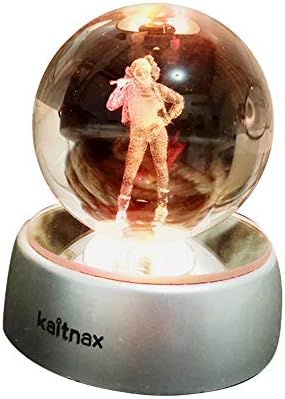 Kaitnax 3D Crystal Ball Toys Games Night Light Color Alconst para crianças quarto de quarto de Natal e presentes de aniversário