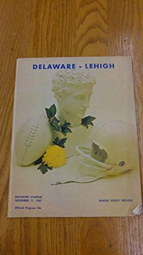 Delaware vs Lehigh Delaware Stadium Futebol de 1967 Programa Vintage J39068