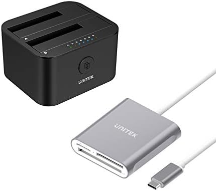 [Bundle] Unitek USB C SD Card Reader e Mini Tipo C Hard Drive Dockking Station