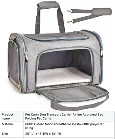 Oomp Collection Airline Airline aprovou pequeno filhote de luxo Pets Pets Travel Transporte Backpack Backpack Cat Dog Pet Transportador