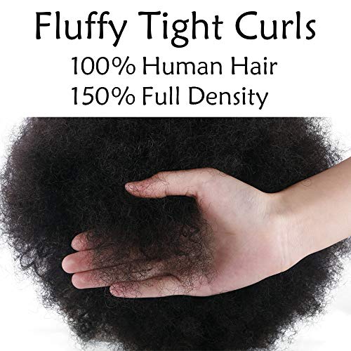 Becus perucas afro para homens negros curtos afro perucas cacheadas perucas de cabelo humano