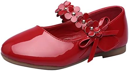 Sapatos de garotas sapatos de couro pequenos sapatos solteiros sapatos de dança sapatos de performance de girls chinels para criança