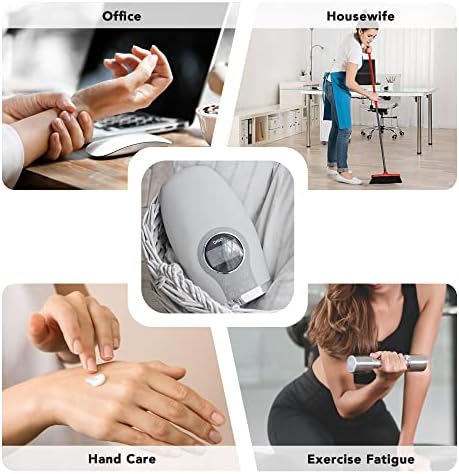 Massageador de mão Breo Wowos com função de aquecimento, controle de aplicativos, sem fio, massagem inteligente para dama, dedo, alívio da dor na mão