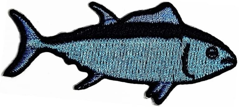 Kleenplus Salmon Fish Cartoon Patch japonês Sushi chef peixe adesivo de artesanato de artesanato diy apliques de costura bordados em remendo roupas de roupa de roupa de fantasia Costura