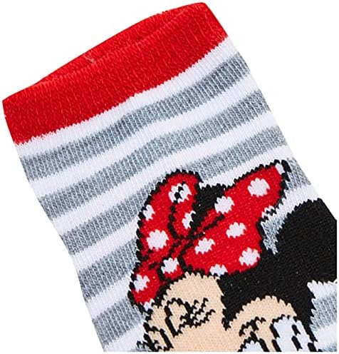 Disney Girls Minnie Mouse 5 pacote de pacote casual meia