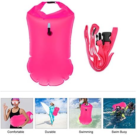 Bolha de nadação de segurança de caiaques Besportble para nadadores de águas abertas Triatletes Kayakers Snorklers Sports Backpack