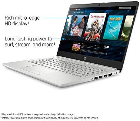HP 2022 Laptop PC mais recente, exibição de 14 FHD IPS, núcleo dual ryzen 3-3250U, 8 GB de RAM 512 GB M.2 SSD, Radeon Vega 3
