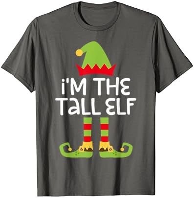 Eu sou a camiseta alta da camiseta de elfo que combina camisa de camisa de fantasia de Natal
