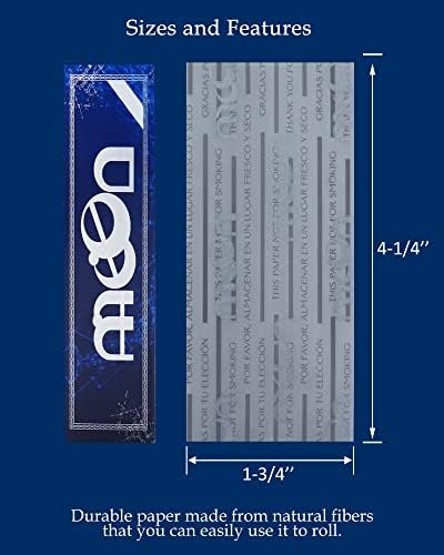 Leveno 20 pacote 1-1/4 Color translúcido Ultra Thin - 108 mm de comprimento 20 folhetos