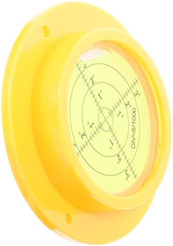 Inoomp Circular Bubble Nível de alto grau de precisão marcada Medição da ferramenta de medição Uso para a câmera giratória do trailer de travessa de geladeira RV