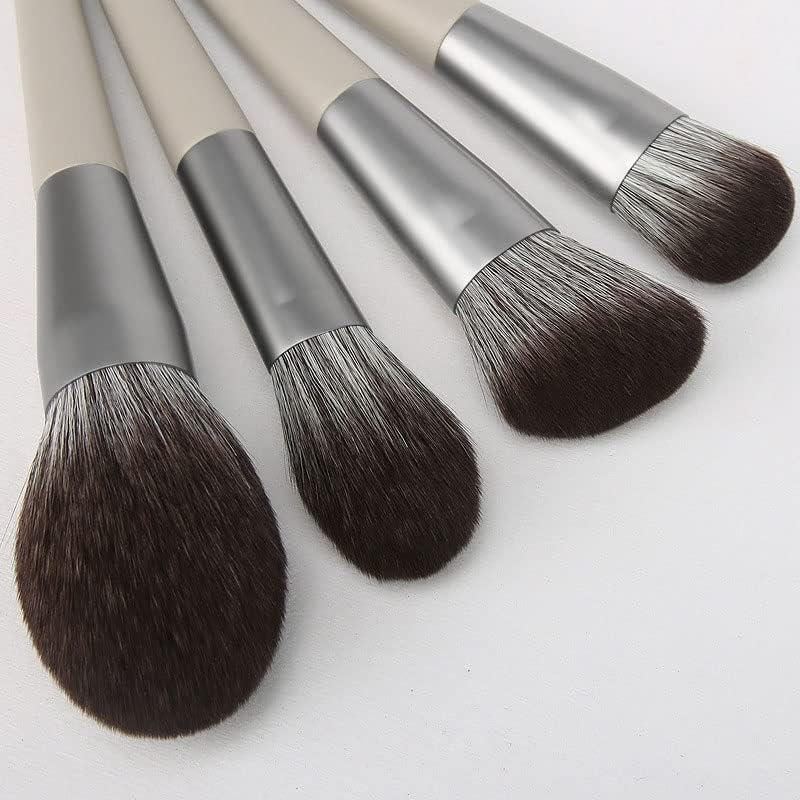 Liruxun 12 Brush de maquiagem Conjunto completo de ferramentas de beleza de pincel em pó solto em pó solto