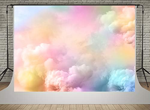 Kate misteriosa colorida nuvens de arco -íris fotografia cenários