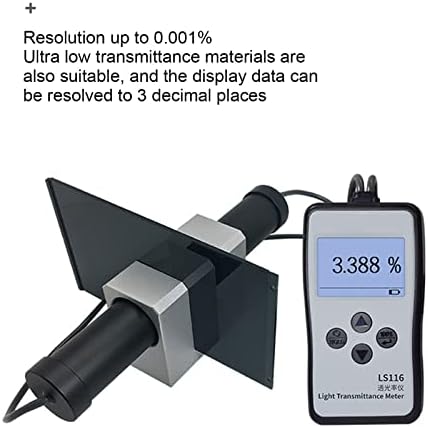 Testador de transmissão portátil - medidor de tonalidade de janela profissional com comprimento de onda completo