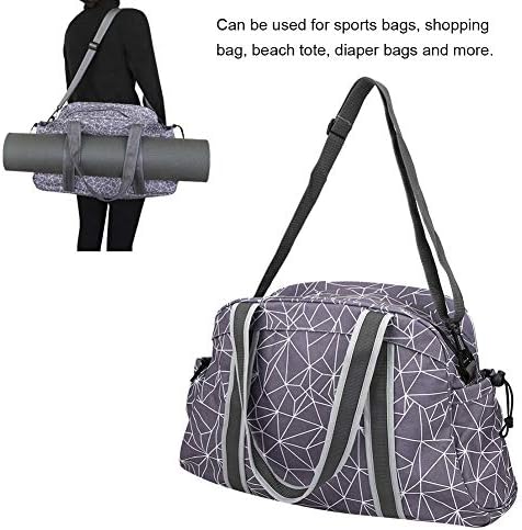 Saco de tapete de ioga Rubyurphy, bolsa de ginástica de bolso para mulheres, sacola de lona de ioga, bolso de bolso para homens Pilates, academia, viagens, praia