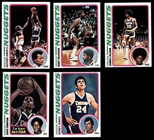 1978-79 Topps Denver Nuggets Team Set Denver Nuggets VG/Ex+ Nuggets