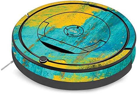 Mightyskins Skin Compatível com IroBot Roomba 890 Vacuum - Azul acrílico | Tampa protetora, durável e exclusiva do encomendamento de vinil | Fácil de aplicar, remover e alterar estilos | Feito nos Estados Unidos