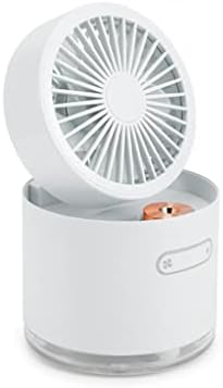 Smljlq 2 em 1 Mini Mini Fan umidificador USB Carregamento silencioso ventilador ajustável Spray de resfriamento de ar condicionado