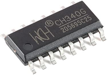 Jessinie 5pcs CH340G SOP-16 USB para adaptador serial chip IC SMD CH340 SMD CHIP SERIAL USB para chip de porta serial