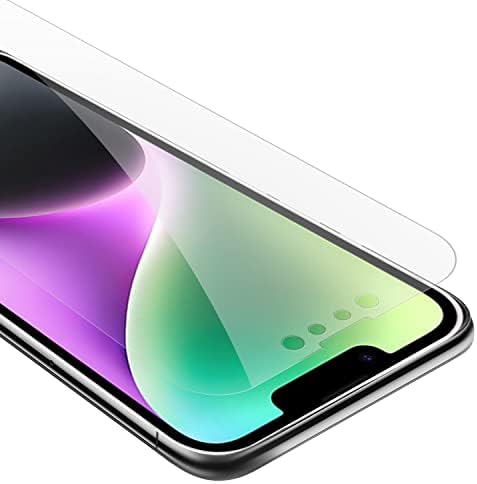 Cadorabo Armour Film Compatível com Apple iPhone 14 - Filme de proteção em alta transparência - vidro de proteção de exibição temperada na dureza 9H com compatibilidade com toque 3D