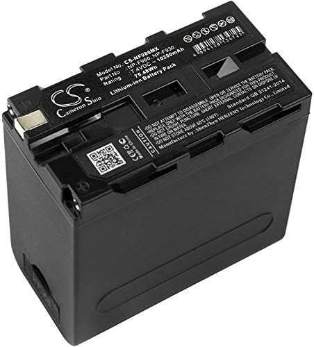 Bateria de 10200mAh para a Sony NP-F930, NP-F950, NP-F96 e outros modelos