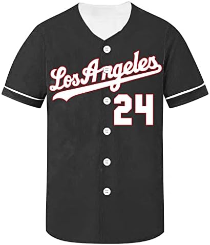 Tifiya Los Angeles 99/22/23/24 Jersey de beisebol impressa camisas de beisebol para homens/mulheres/jovens