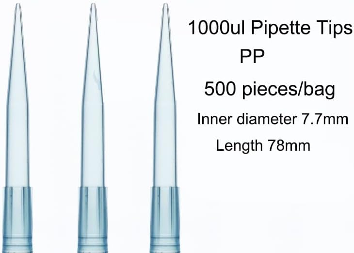 Pipeta de laboratório Plástico 10ul 200ul 1000ul 5ml 10ml Micropipeta descartável Dicas de Micropipeta transparente