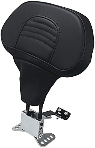 Backrest do piloto de fovlue, destacável plug-in ajustável plug-in backrest pad para Harley Street Glide Road King 2009-2023 Ultra