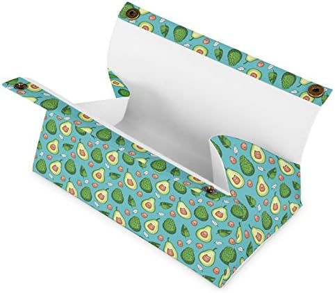 Caixa de lenço de tecido de abacate engraçado capa