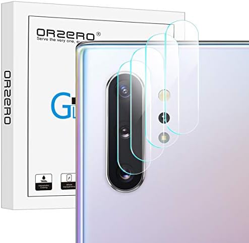 OrZero compatível para Samsung Galaxy Note 10, nota 10 Plus, Lente de câmera 5G Protetor de vidro flexível ,, 2,5d HD anti-arranhão