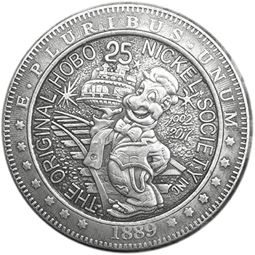 Relevo em 1889, não 25º aniversário, Creative Wandering Coleção de moedas 186