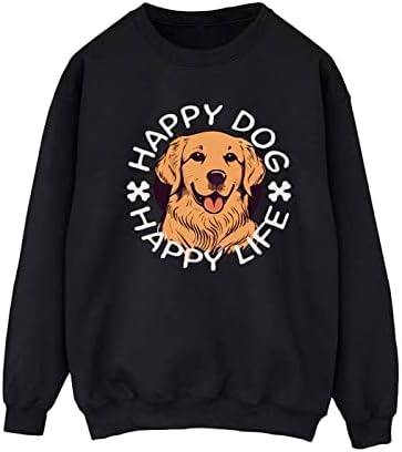 Absolute Cult Pets Feliz Cão Feliz Life Happy Life Sweatshirt