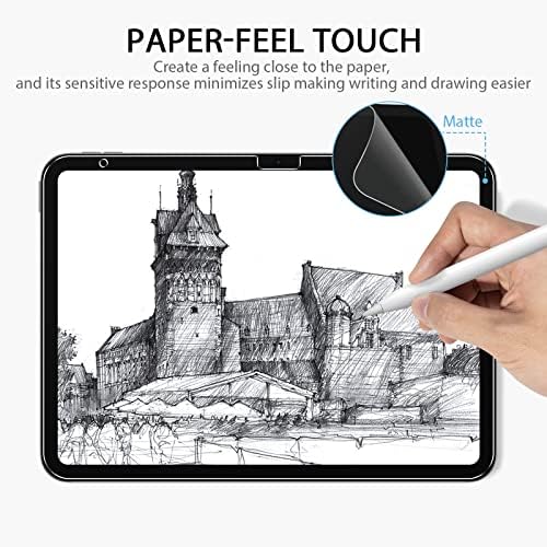 Timovo [1 pacote] Protetor de tela Anti-Glare, projetado para iPad 10th Generation 10,9 polegadas 2022, filme fosco para o novo iPad 10th Gen 2022, Paper Feeling, Anti Scratch, Slim, PET