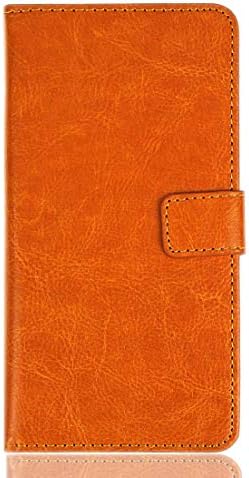 OnePlus Nord N10 5G CASE, CASEEXPERT® Genuine Leather Kickstand Flip Wallet Bag Tampa para OnePlus Nord N10 5G Orange