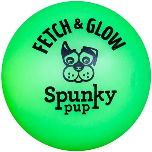 Pup corajoso Fetch and Glow Ball - Grandes [cores variam]
