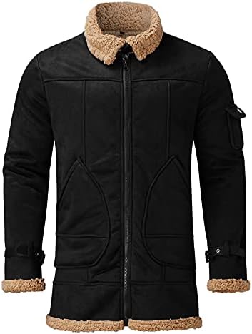 Jaqueta longa para homens jaqueta acolchoada jaqueta casual com capuz masculino de inverno masculino, arredores