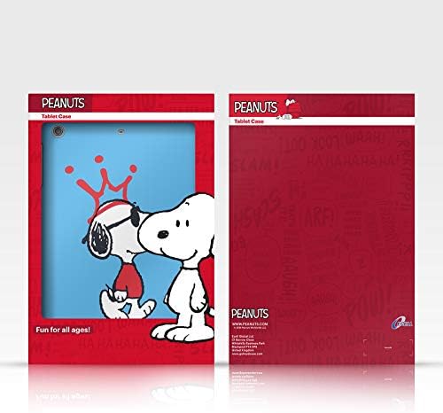 Projetos de capa de cabeça oficialmente licenciados Peanuts Snoopy Geométrica Metades e risos Livro de couro Caixa Caixa Caspa