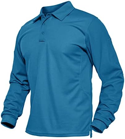 Camisetas de pólo de golfe de biilaclesen masculino