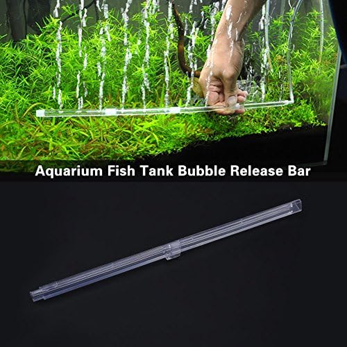 Cortina de ar de aquário de plástico, transparente Bolha de ar -ventilação de tanques de peixe liberação de ar -pedra de ar Airstone