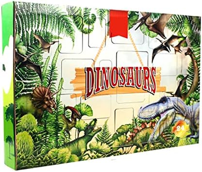Dinosauro de dinossauro do calendário de contagem regressiva de Natal
