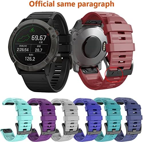 FORFC 22 26mm Sport Silicone Watch Band para Garmin Fenix ​​6x 6Pro 5x 5 Plus 3 HR 935 S60 MK2 Easy Fit Raple Remold Wirstband