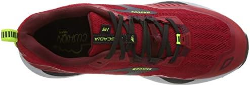 Brooks Men's Racking Shoe, Samba Red Brick Black, 9