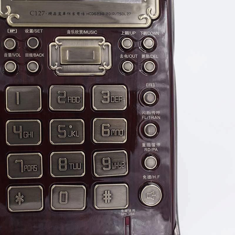 LhllHl Office Antique Vintage Free Fixed Telefone para a empresa Linear linear de negócios