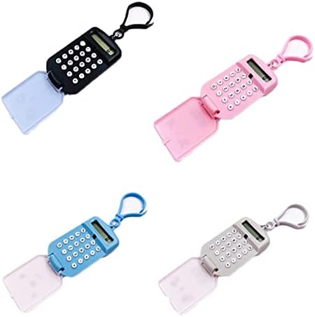 Calculadora de bolso de mini calculadora de crianças de plástico com design de marchas de 8 dígitos calculadora desenho animado calculadora
