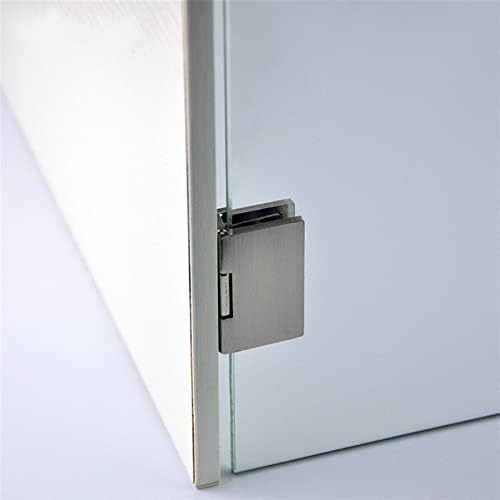 Armário de vidro dobradiça sem punção de armário de vidro de gabinete de gabinete acessórios de hardware de dobradiça de